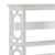 Sarantino Laurel 3-Tier Bookshelf Display Rack in White