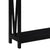 Sarantino Cielo 2-Tier Console Table Dark Walnut