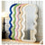 1.7m Elegance Curvy Floor Mirror Wavy Full Lenght Curvy Squiggle Full Body Irregular Asymmetrical Floor Home Decor Pink