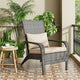 Coastal Weave Reclining Armchair with Bonus Cushion Covers