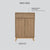 Hirado Sideboard Hallway Table Shoe Cabinet - Natural