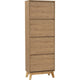 Hirado Tall Shoe Cabinet - Natural