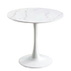 Celeste White Round Cafe Table
