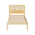 Artiss Bed Frame Single Size Rattan Wooden RITA