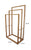 Carla Home Bamboo Towel Holder Rack 3-Tier