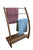 Carla Home Bamboo Towel Metal Holder Rack 3-Tier