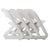 Set of 4 Plastic Dining Chairs White