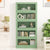 ArtissIn Buffet Sideboard Cupboard Cabinet Storage Mesh Doors Metal Green ELIA