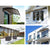 Instahut Window Door Awning Door Canopy Patio UV Sun Shield BROWN 1mx4m DIY