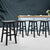 Artiss set of 4 Wooden Bar Stools Kitchen Bar Stool Chairs Barstools Black