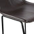 Set of 2 Dawn Kitchen Bar Stools In Metal Walnut