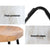 Set of 2 Wooden Backless Bar Stools In Natural