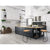 Set of 2 Wooden Backless Bar Stools In Natural