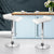 Artiss Set of 2 PU Leather Bar Stools - White