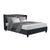 Artiss Queen Size Bed Frame Base Mattress Platform Fabric Wooden Charcoal PIER