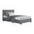 Artiss VILA King Single Size Gas Lift Bed Frame Base With Storage Mattress Grey Fabric