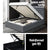 Artiss VILA King Single Size Gas Lift Bed Frame Base With Storage Mattress Grey Fabric