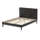 Artiss Bed Frame Double Size LED Black RAVI