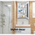 Cefito Single Door Bathroom Mirror Cabinet In White