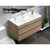Cefito 900mm Bathroom Vanity Cabinet Wash Basin Unit Sink Storage Wall Mounted Oak White - Decorly