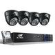 UL-tech CCTV Camera Security System Home 8CH DVR 1080P 4 Dome cameras with 1TB Hard Drive