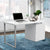 Artiss Metal Desk with 3 Drawers - White - Decorly