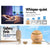 Devanti Aromatherapy Diffuser Aroma Essential Oils Air Humidifier LED Light 130ml