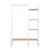 Closet Storage Rack Clothes Hanger Shelf Garment Rail Stand Wardrobe Organiser White - Decorly