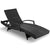 Gardeon Sun Lounge Outdoor Furniture Wicker Lounger Rattan Day Bed Garden Patio Black
