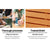Gardeon 2 Seat Wooden Outdoor Storage Bench - Decorly