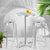 Gardeon Outdoor Bistro Set Bar Table Stools Adjustable Aluminium Cafe 3PC Round