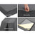 Giselle Bedding Folding Foam Portable Mattress Grey - Decorly