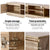 Artiss 160CM TV Stand Entertainment Unit Lowline Storage Cabinet Wooden - Decorly