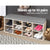 Artiss Bench Wooden Shoe Rack Storage - Decorly
