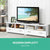 Artiss TV Stand Entertainment Unit with Drawers - White - Decorly