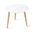 Artiss Round Side Table - White - Decorly