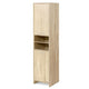 Bathroom Cupboard Storage Cabinet In Oak 185cm