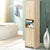 Artiss 185cm Bathroom Cabinet Tallboy Furniture Toilet Storage Laundry Cupboard Oak - Decorly