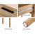 Rattan Hallway Console Table With 2 Drawers