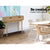 Rattan Hallway Console Table With 2 Drawers