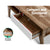 Artiss Coffee Table 2 Storage Drawers Open Shelf Scandinavian Wooden White - Decorly