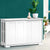 Artiss Buffet Sideboard Cabinet White Doors Storage Shelf Cupboard Hallway Table White