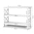 Artiss Wooden Storage Console Table - White - Decorly