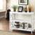 Artiss Wooden Storage Console Table - White - Decorly