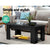 Artiss Lift Up Top Coffee Table Storage Shelf Black - Decorly