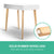 Artiss Wood Computer Desk with Drawers - White - Decorly