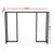 Artiss Console Table Hallway Table With Marble Effect Tabletop White Entry Table