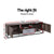 Artiss TV Cabinet Entertainment Unit Stand Storage Wooden Industrial Rustic 180cm - Decorly