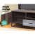Artiss TV Cabinet Entertainment Unit Stand Storage Wooden Industrial Rustic 180cm - Decorly