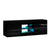 Artiss 130cm RGB LED TV Stand Cabinet Entertainment Unit Gloss Furniture Black - Decorly